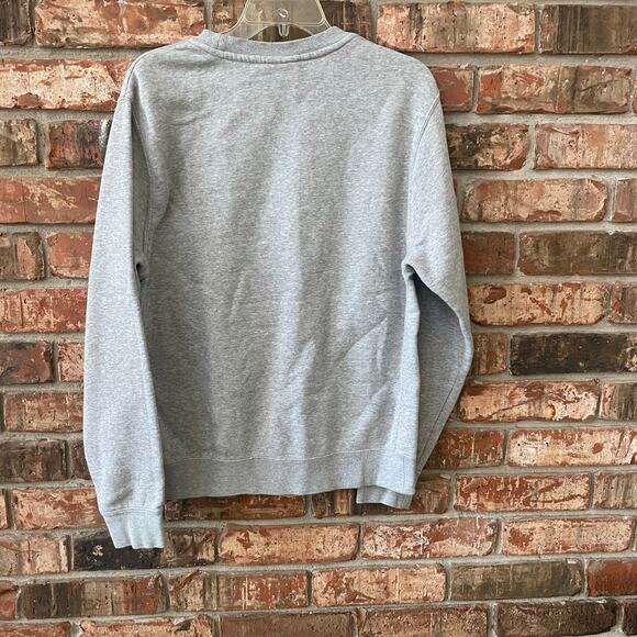 Nike Heather Gray Crewneck Sweatshirt Size Small Unisex Pullover Casual Athletic - Picture 4 of 4